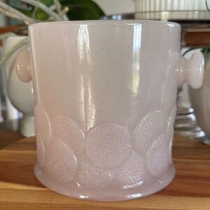 Rare Fenton Lilac Glass Small Cookie Jar, c.1933, No Lid or Handle, Read Details